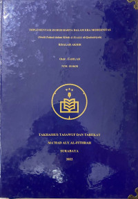 IMPLEMENTASI ZUHUD HARTA DALAM ERA MODERNITAS: Studi Zuhud dalam Kitab Al Risalah al Qushairiyah