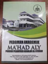 Pedoman Akademik Ma'had Aly